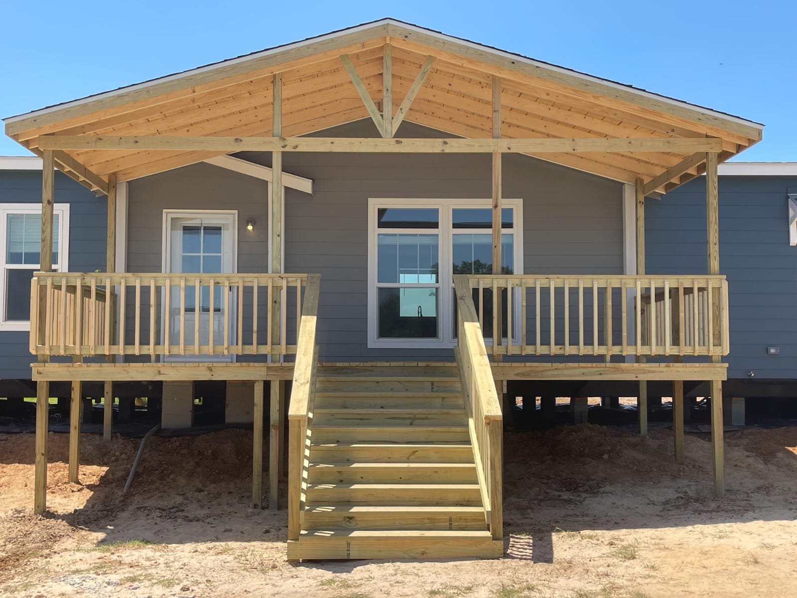 Beautiful custom composite deck