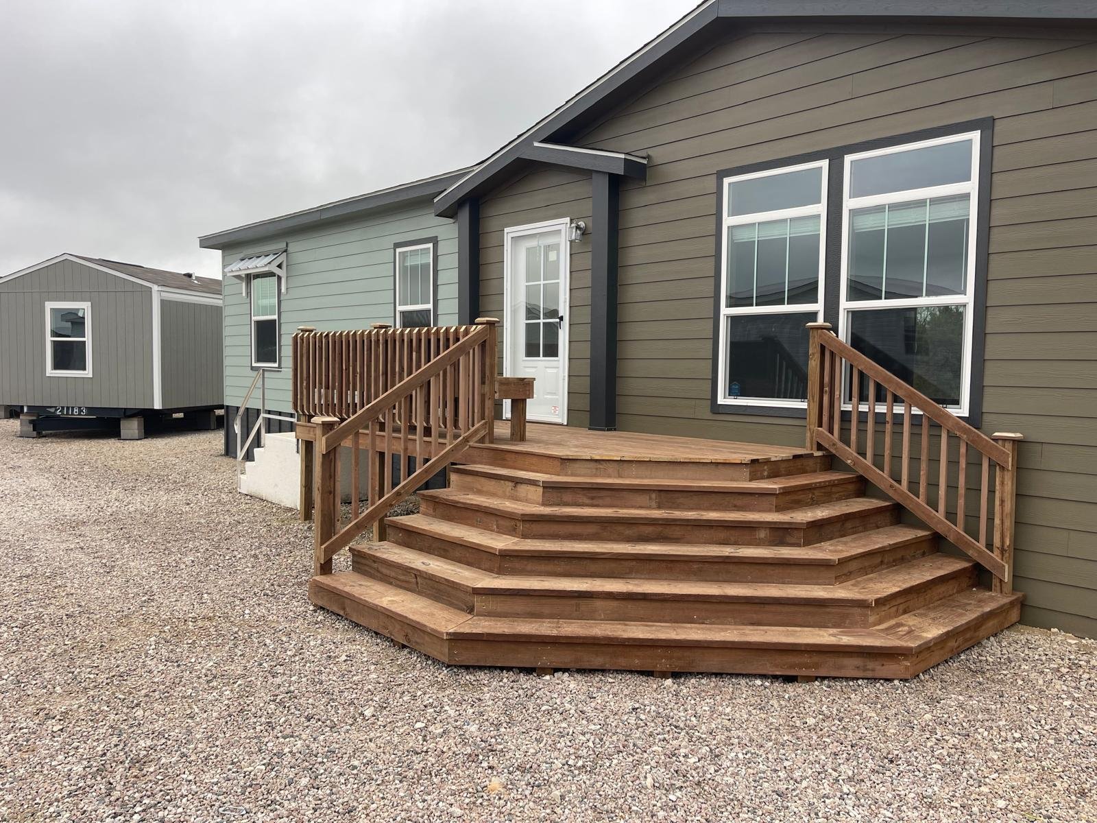 Multi-level composite deck